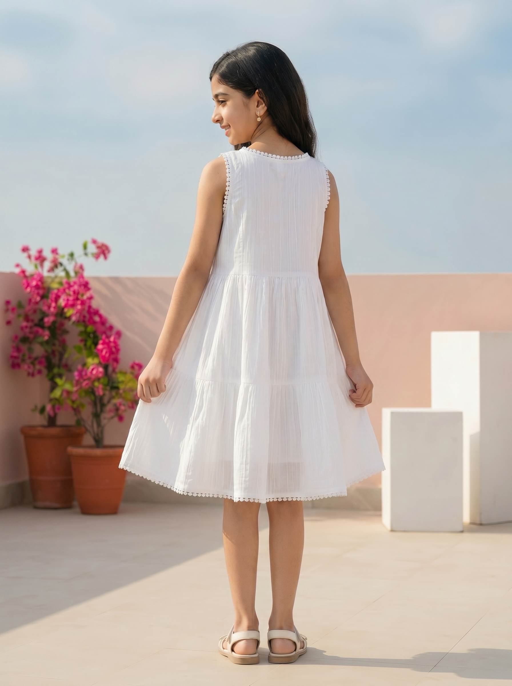 Air Tiered Sundress – Double Gauze