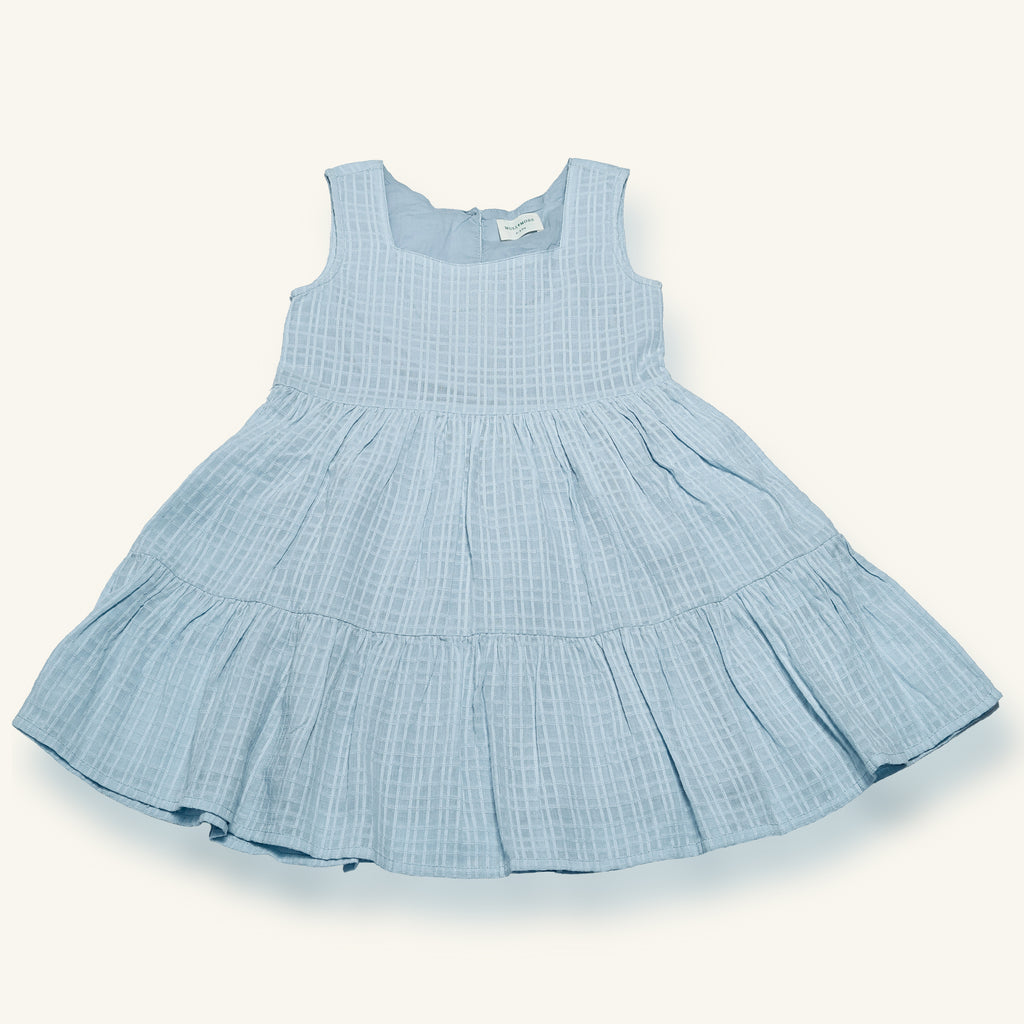 Light Blue Lila Tiered Dress
