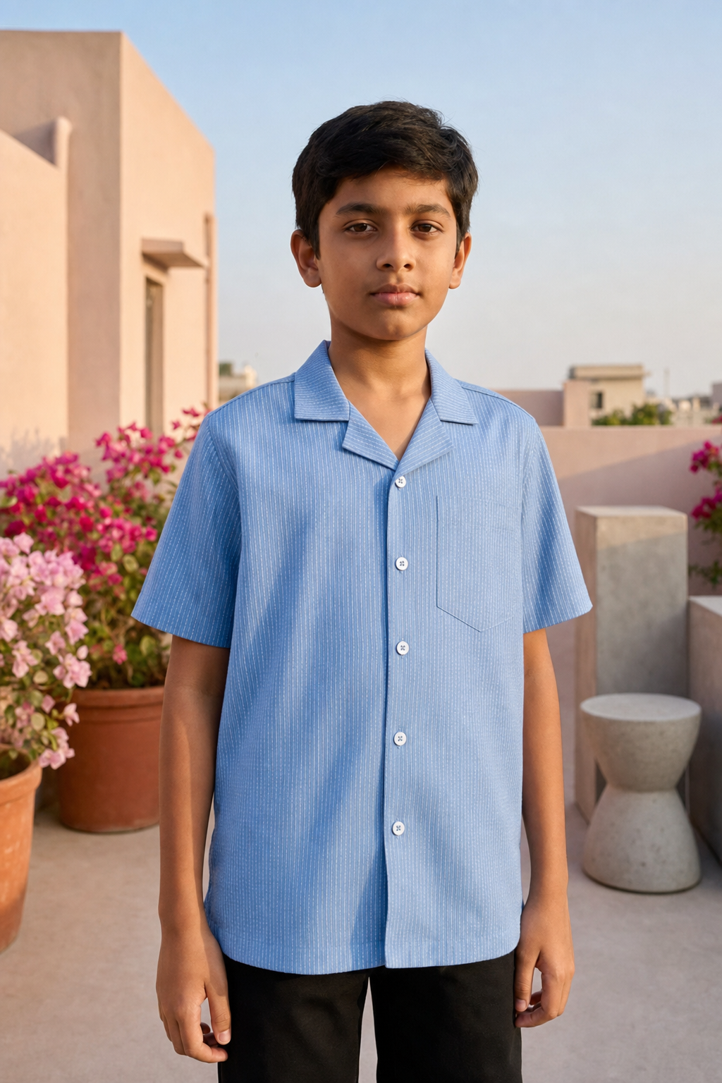 Sensory Cuban Collar Shirt