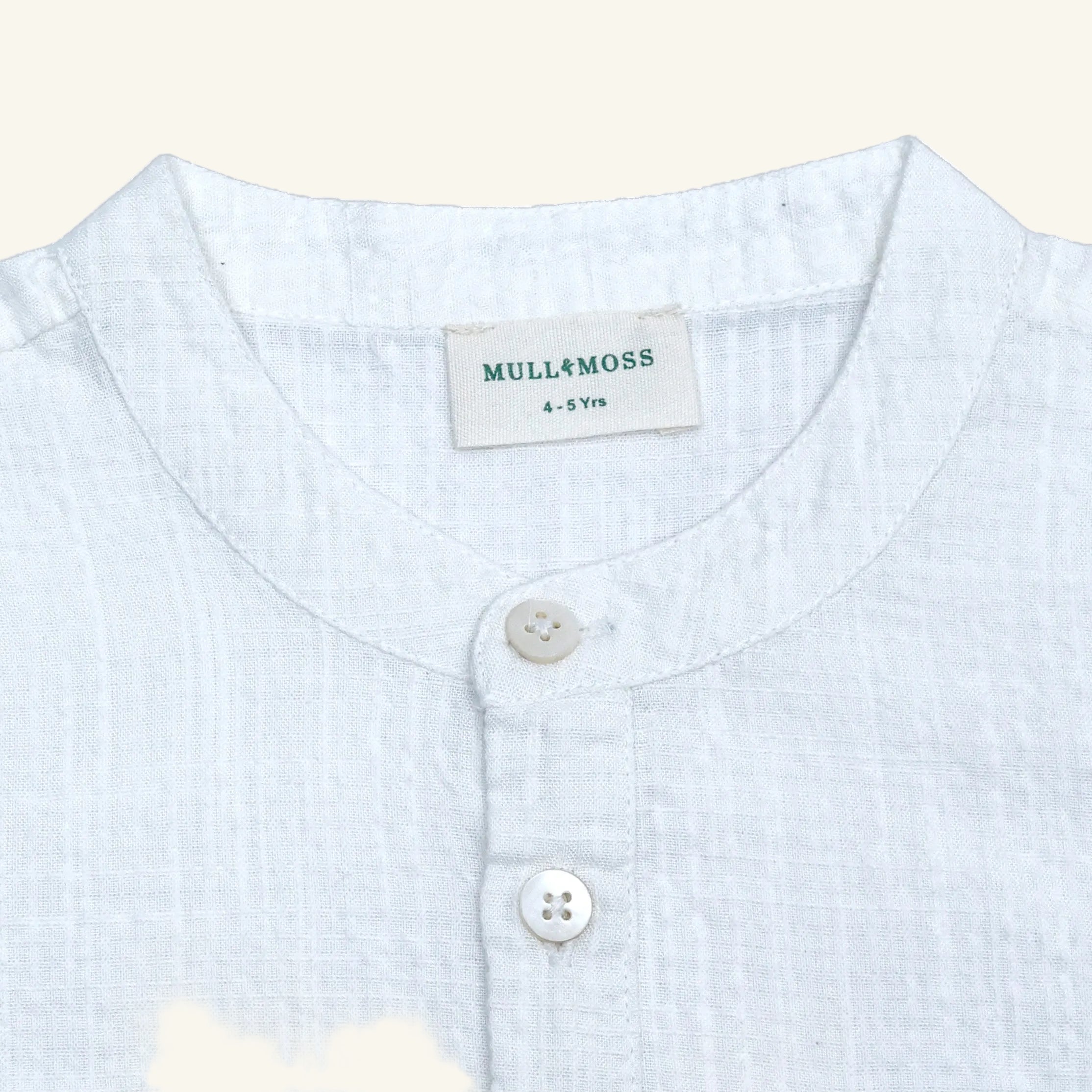 White Cotton Kurta Top