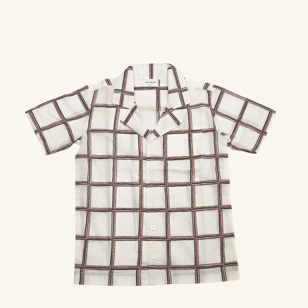Cream Grid Co-ord