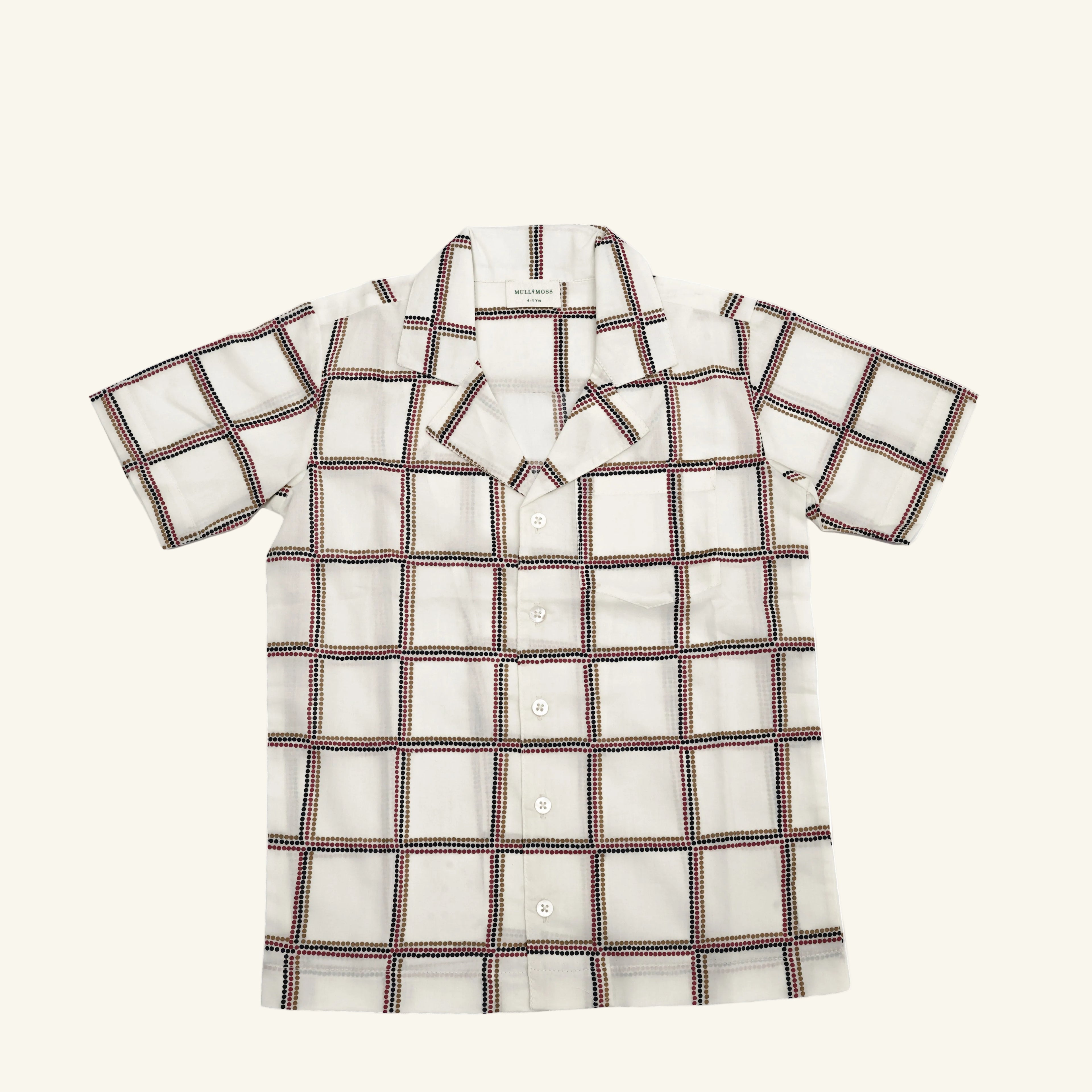 Cream Grid Co-ord