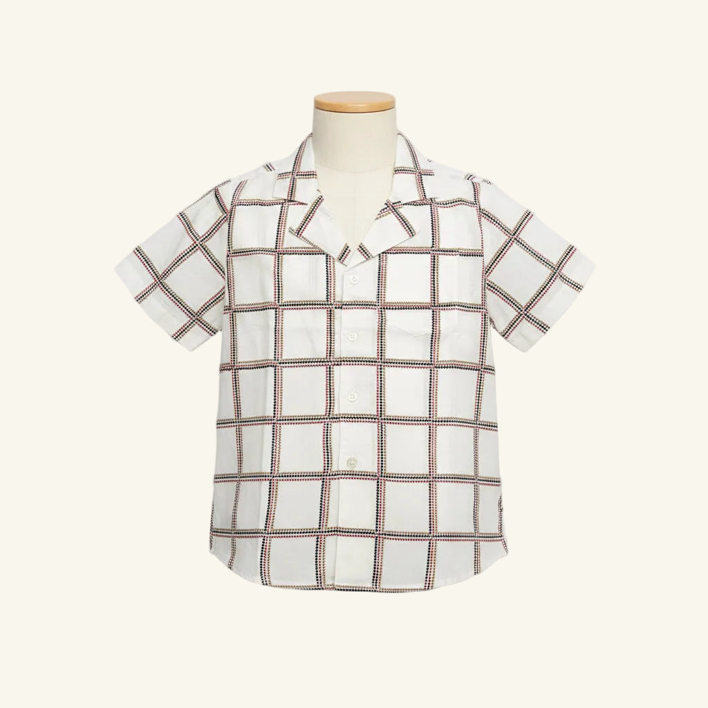 Cream Grid Co-ord