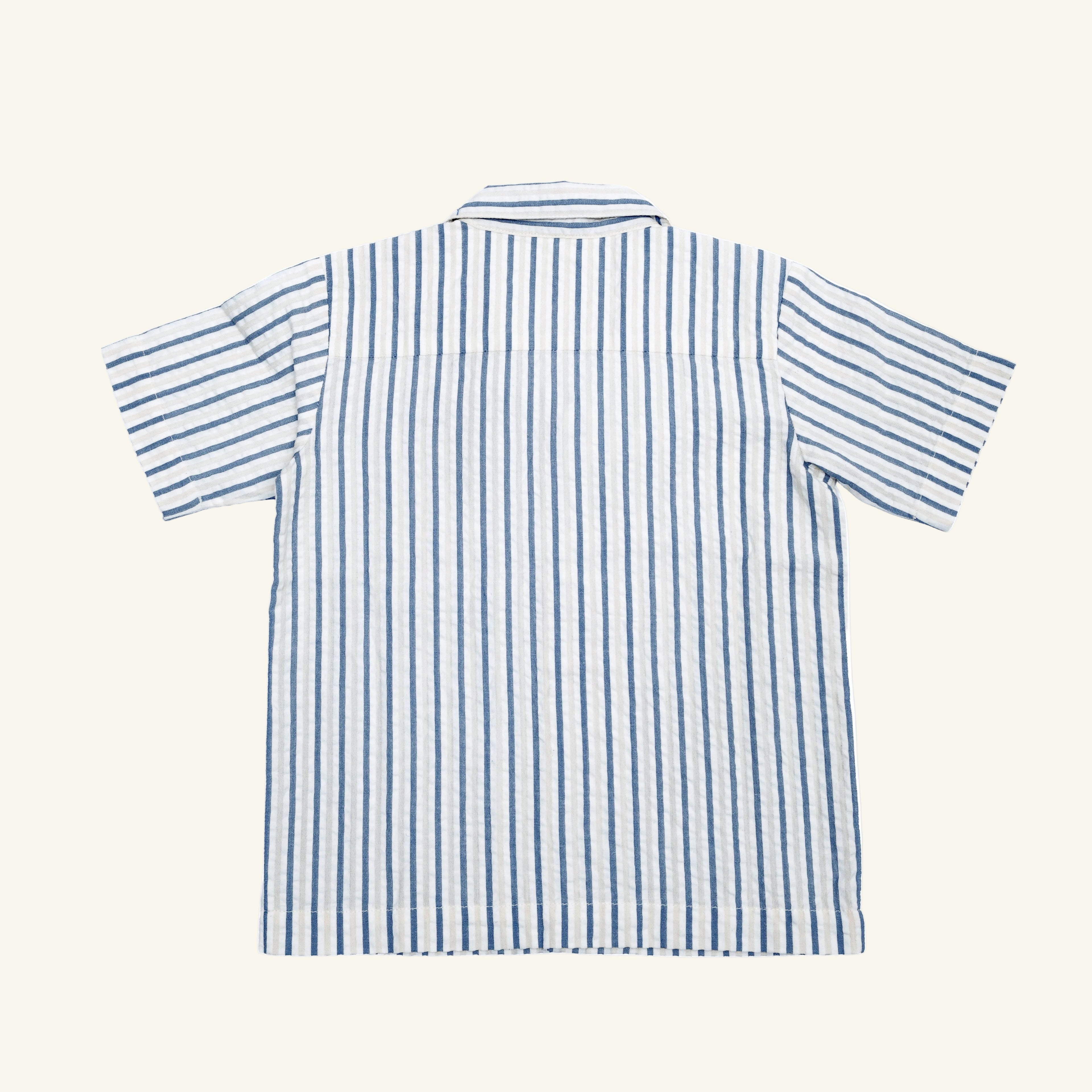 Boys Stripe Shirt (Seersucker)