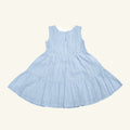 Light Blue Lila Tiered Dress
