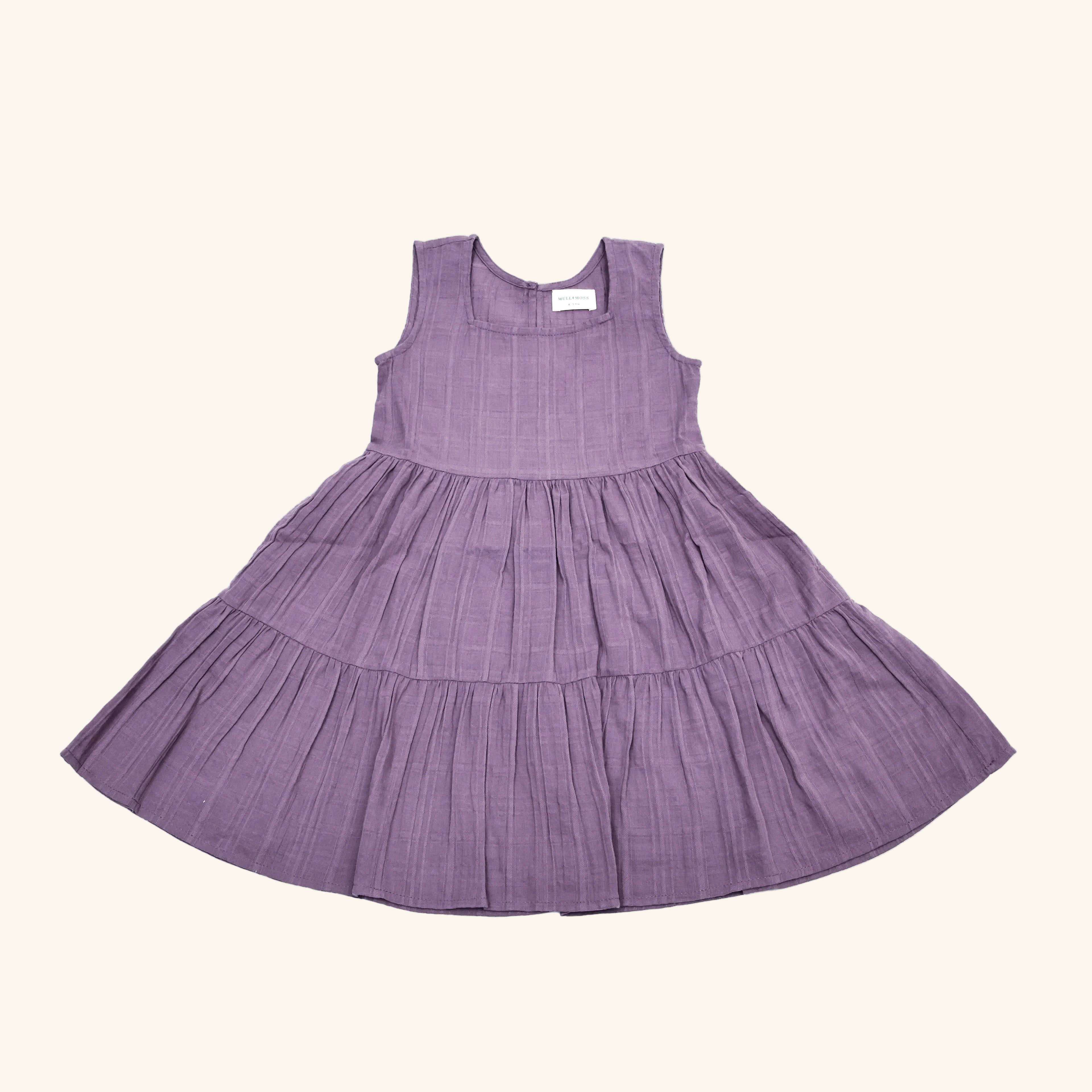 Lavender Lila Tiered Dress