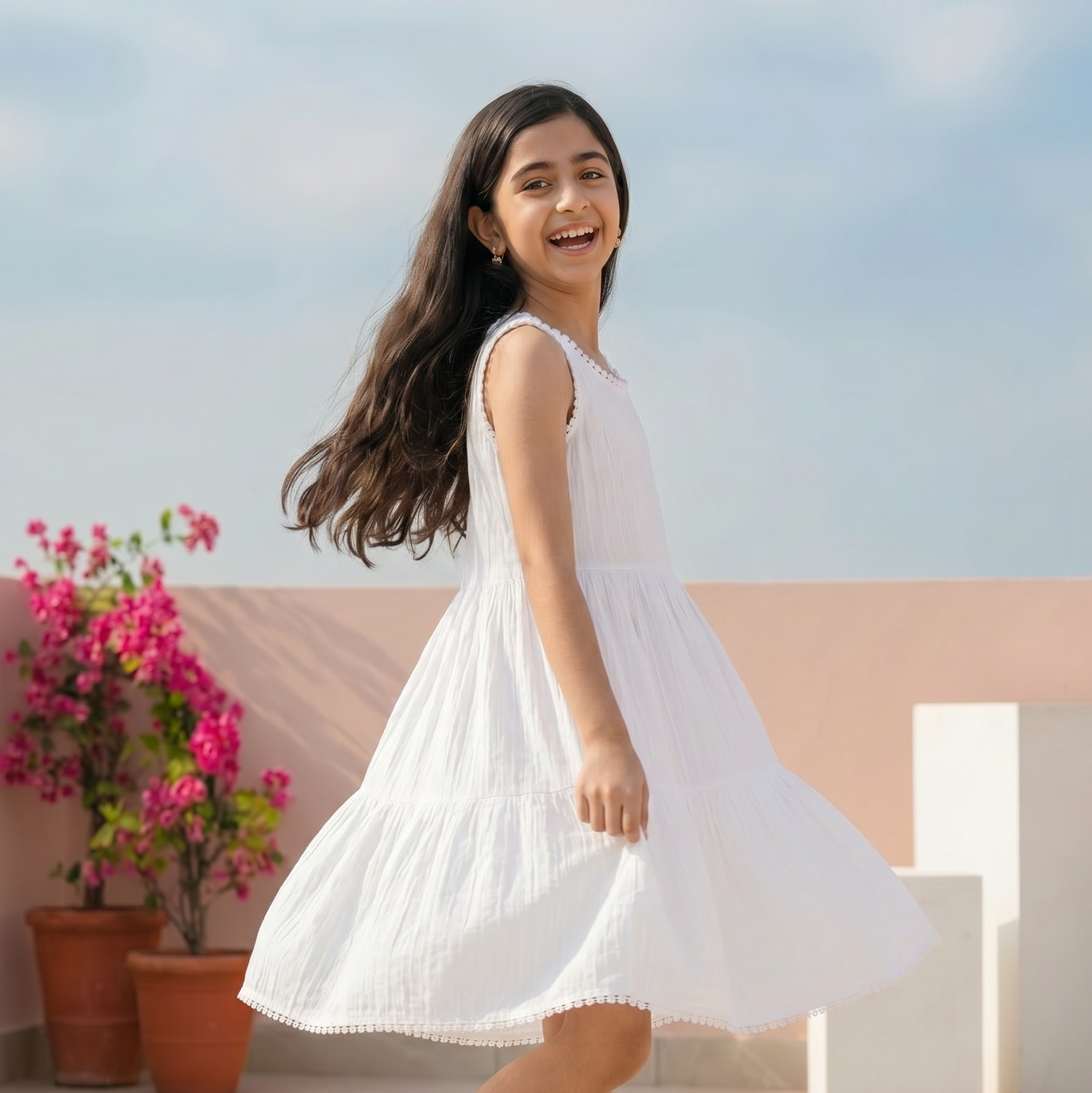 Air Tiered Sundress – Double Gauze
